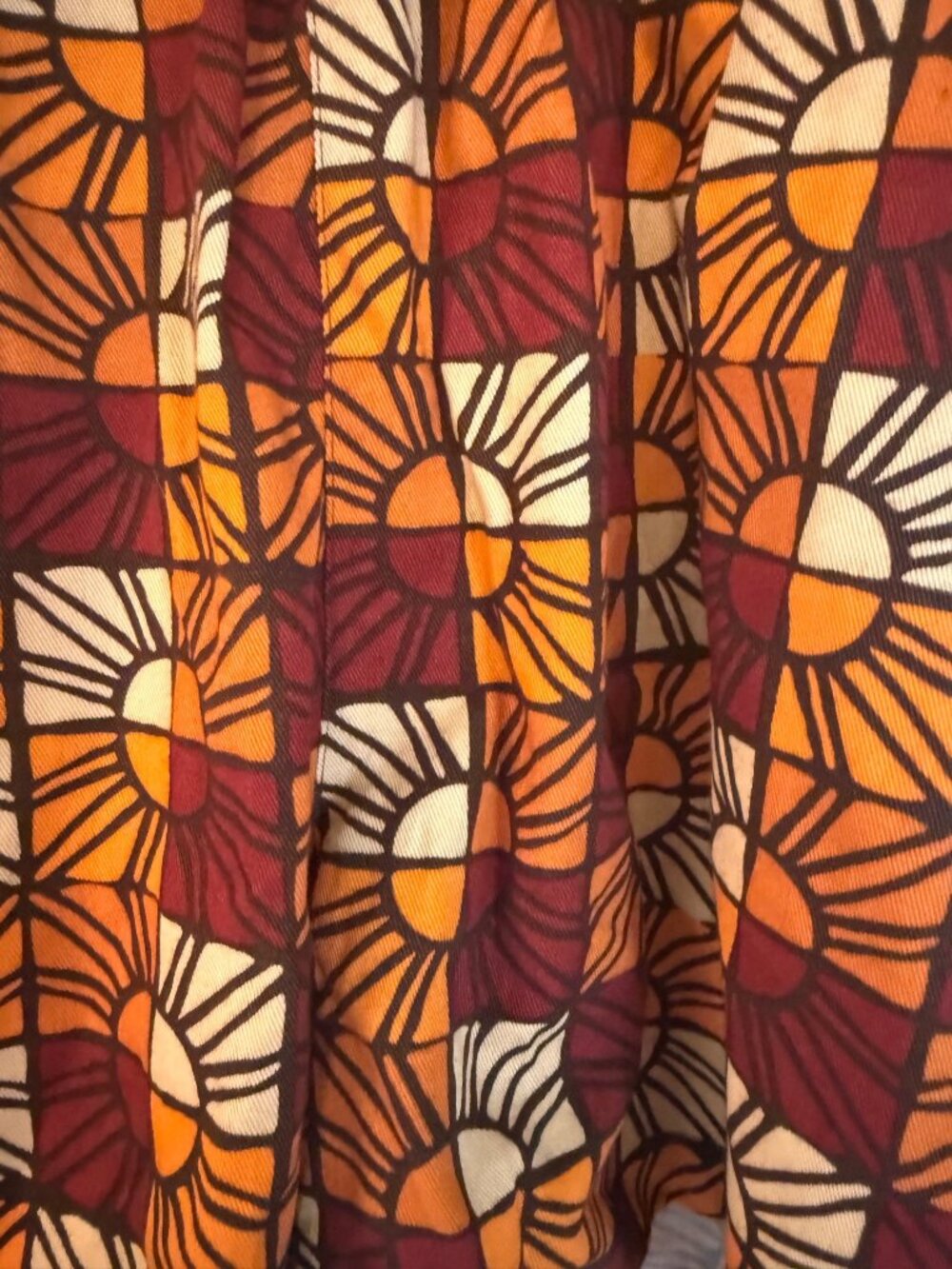 Lucy & Yak Charlie Sun Print Pull On Organic Cotton Shorts Women's Large NWT - Picture 2 of 7